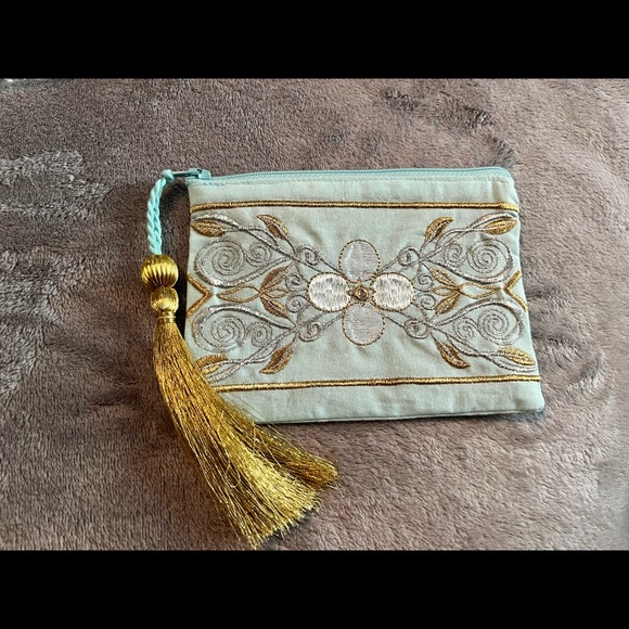 Barbara Bixby 18k Gold Sterling Silver Rhodolite Garnet Black Onyx Cross Over - Picture 5 of 10